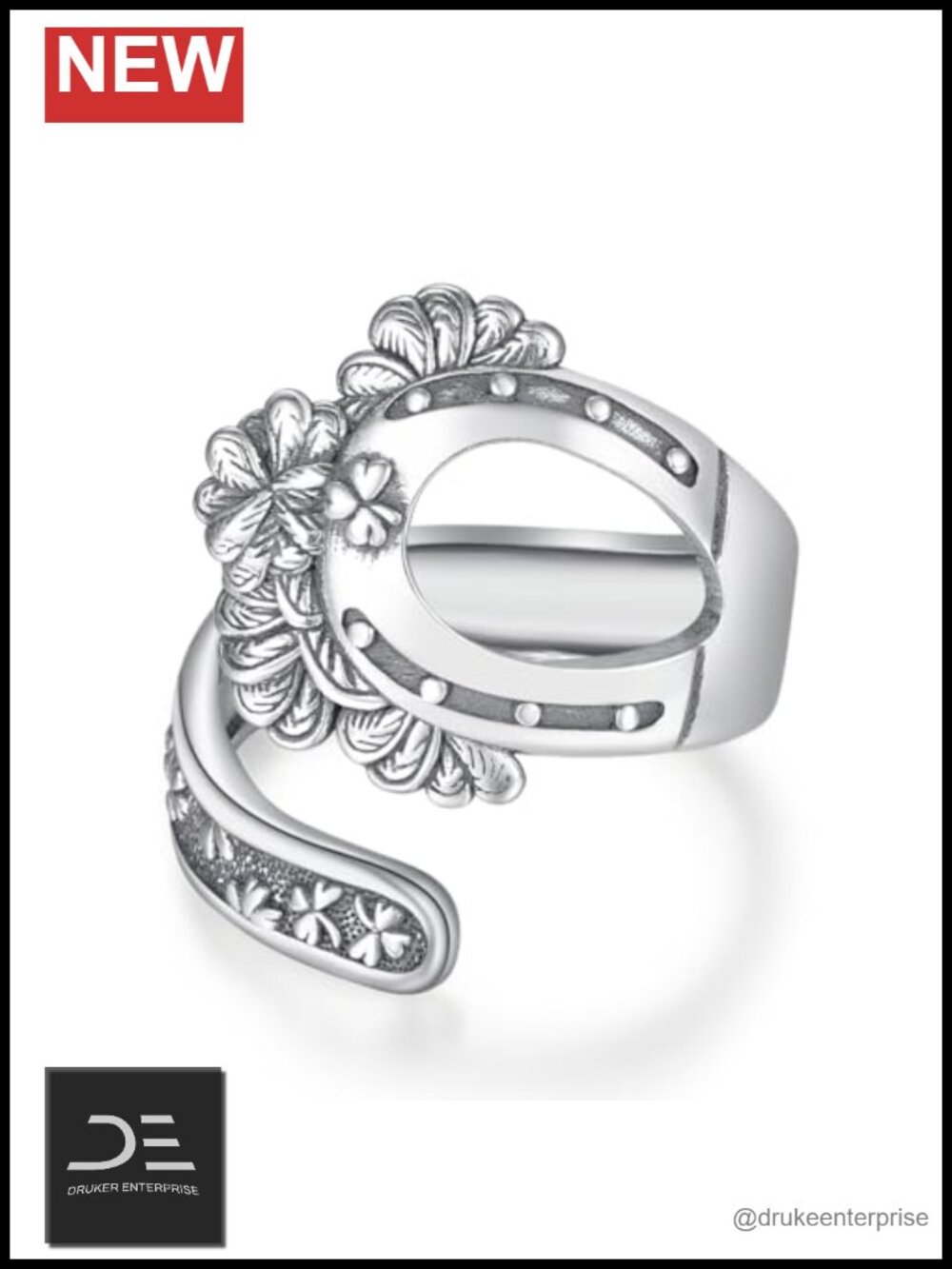 Spoon Ring 925 Sterling Silver Oxidized Vintage Adjustable Thumb Ring